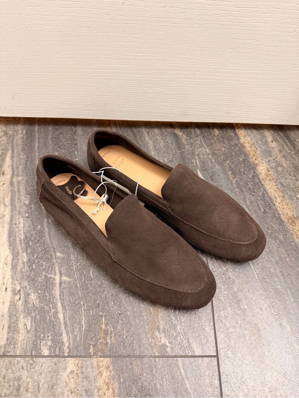 A New Day Kimberly genuine suede Women's Slip-On Loafers - 8